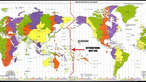 Lines Of Longitude Time Zones