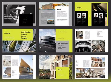 Architecture Portfolio Design Examples