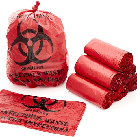 Buy No Leak, Hospital Grade Biohazard Waste Bags 50 Pk. 10 Gallon, 24 ...