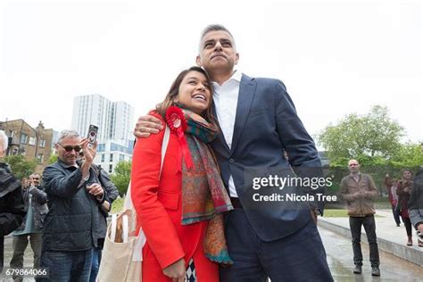 Labour candidate for Hampstead and Kilburn Tulip Siddiq is joined by ...