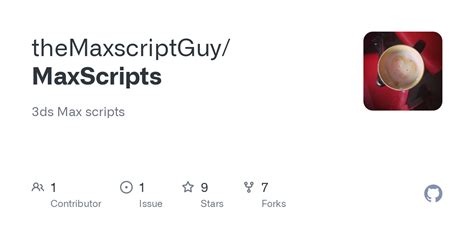 GitHub - theMaxscriptGuy/MaxScripts: 3ds Max scripts