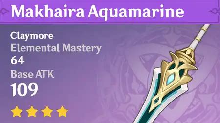 Makhaira Aquamarine - Materials, Effect, and Best Characters - Irvgame.com