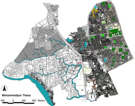 Map of Mohammadpur Thana Area | Download Scientific Diagram