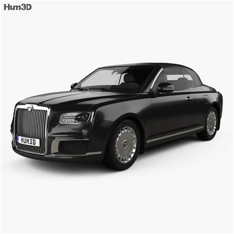 Aurus Senat convertible 2022 3D model - Vehicles on Hum3D