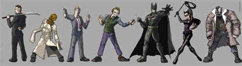 Batman and Villains - from the Nolanverse by kinjamin | Batman art ...