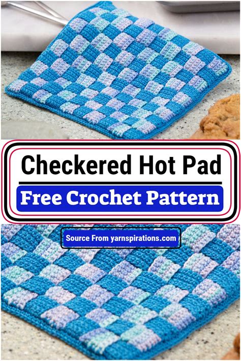 12 Easy Free Crochet Hot Pad Patterns - DIYsCraftsy