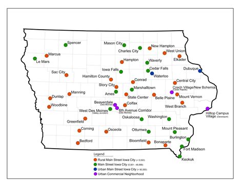 Map of Iowa State Map of USA ~ mapvine