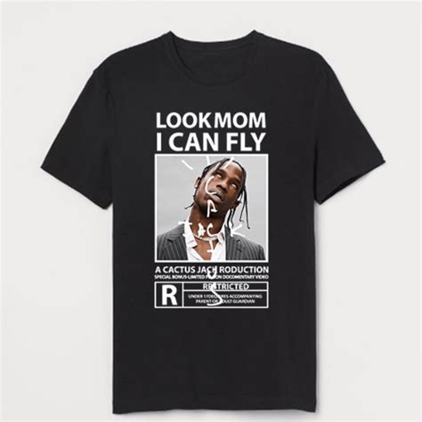 Look Mom I Can Fly Poster Tshirt - Official Travis Scott Online Store