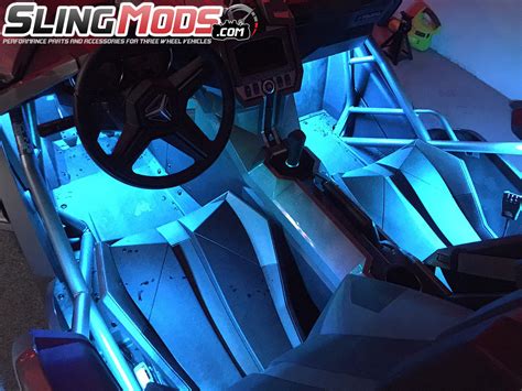 Underglow Interior Mood Lighting Add On Kit for the Polaris Slingshot