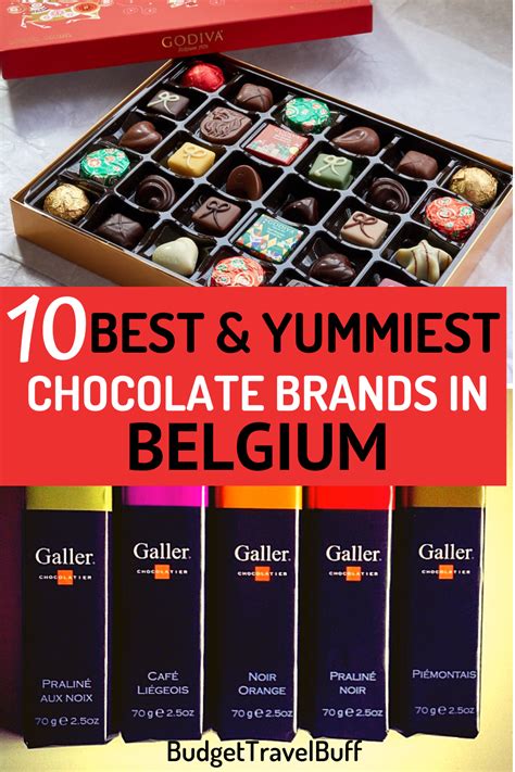 10 Best Chocolate Brands in Belgium: BudgetTravelBuff | Belgian ...