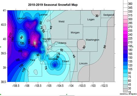 Snow Accumulation Map Colorado - Snow