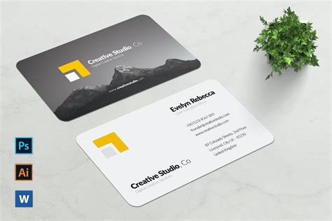 Minimalist Business Card Vol. 01, Graphic Templates - Envato Elements