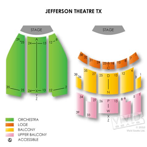 Jefferson Theatre-TX Tickets – Jefferson Theatre-TX Information – Jefferson Theatre-TX Seating Chart