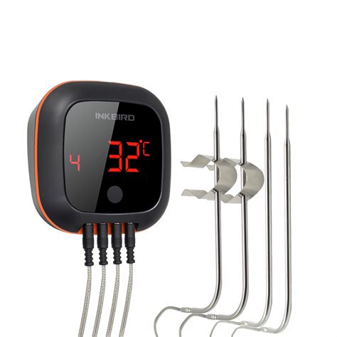 Inkbird 4 Probe Smart Wireless BBQ Thermometer IBT-4XS - Bunnings Australia