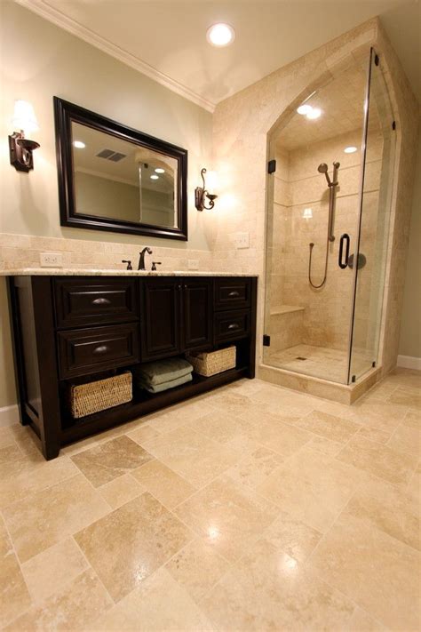 travertine tiles bathroom - Google Search | Traditional bathroom, Travertine bathroom ...