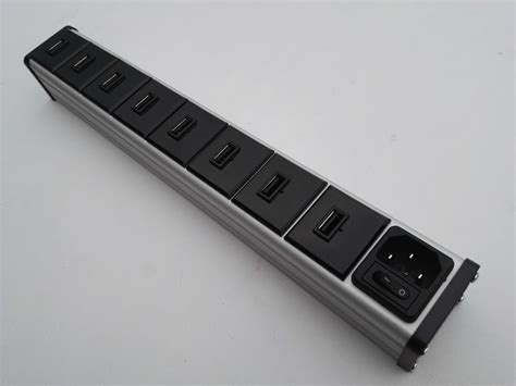 8-USB Ports Power Strip for Mobile telephone and Tablet, Multiple Usb Charger with outlet 5V 2.1A