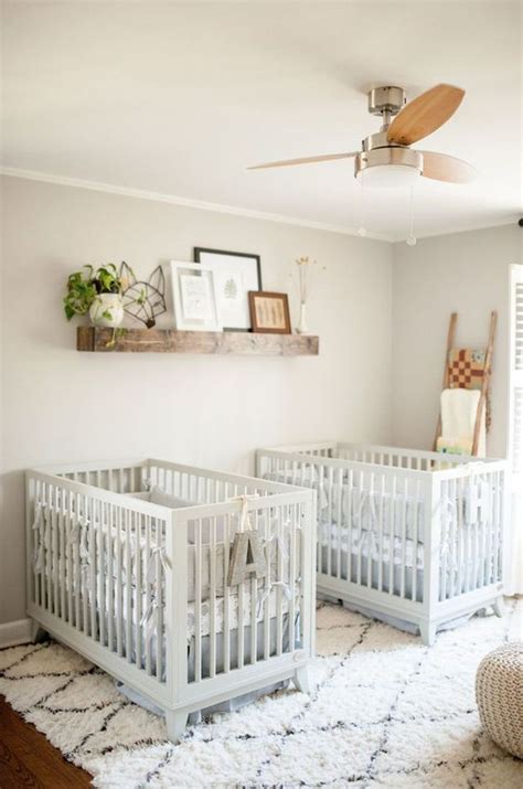 46 Unique Nursery Room Ideas For Baby Twins | Twin baby rooms, Nursery ...