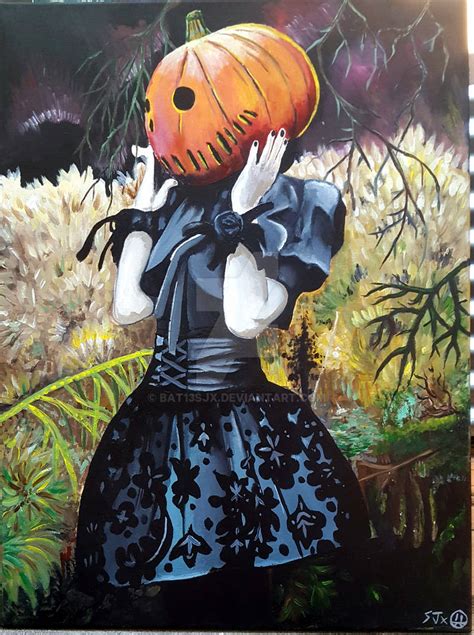 Pumpkin head girl by Bat13SJx on DeviantArt