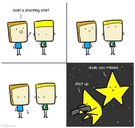 A shooting star - Imgflip