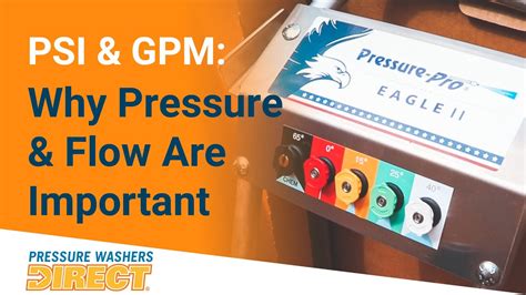 Why GPM and PSI Ratings Are Important for Pressure Washers - YouTube