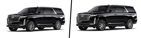 2021 Cadillac Escalade ESV Luxury vs. Escalade ESV Luxury Platinum ...