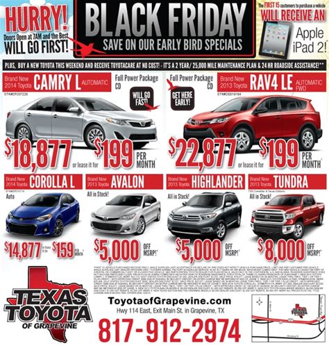 Black Friday Car Sales Grapevine Texas | Great Black Friday Car Deals at Texas Toyota of Grapevine