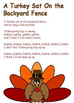 Thanksgiving Poems and Songs