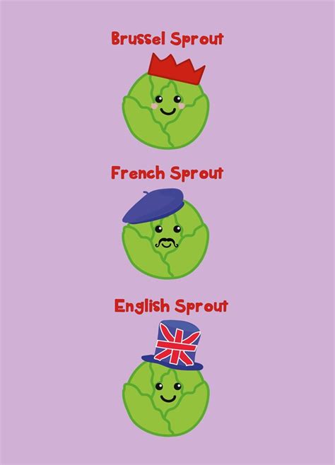 Brussel Sprout - Funny Christmas Card | Scribbler