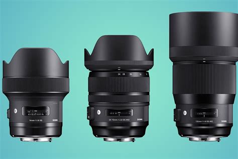 Sigma gets Arty with three new high-end lenses