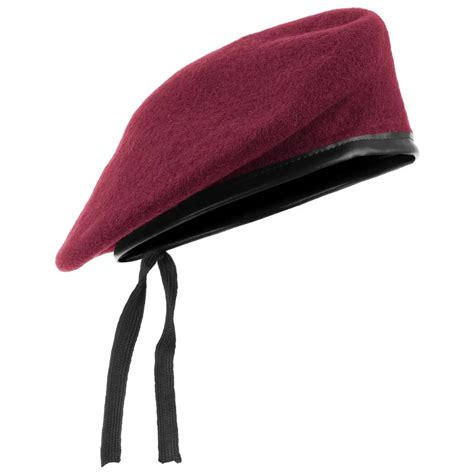 100% Wool Maroon Army Beret,High Quality 100% Wool Military Beret ...