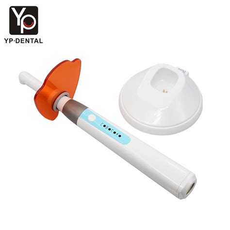 2300MW/Cm2 1 Second Cure Lamp Dental Cordless Dental Resin Curing Light ...