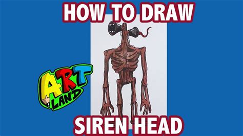 How to Draw SIREN HEAD!!! - YouTube