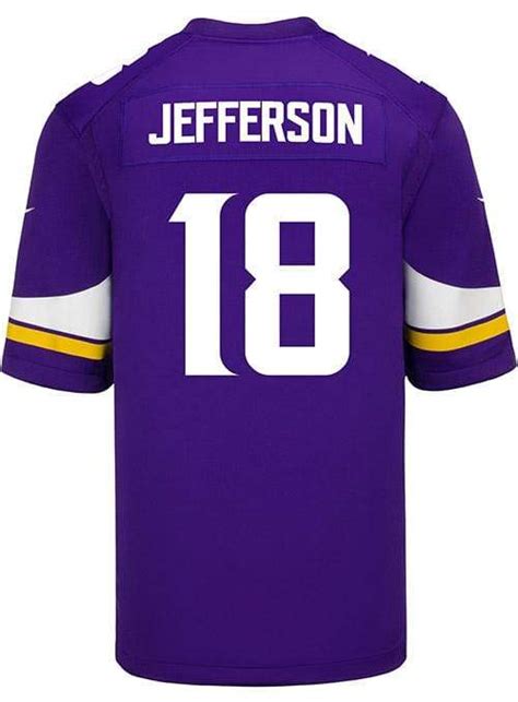 Justin Jefferson Jersey | Minnesota Vikings Purple Nike Game — Pro ...