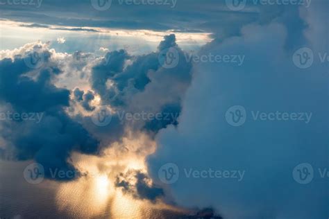 clouds in the sky airplane 20206420 Stock Photo at Vecteezy