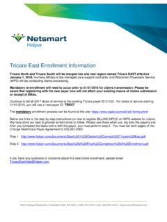 TriCare East Enrollment Information Update 12.20 - … / tricare-east-enrollment-information ...