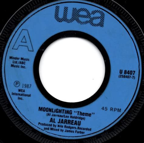 Al Jarreau – Moonlighting (Theme) (1987, Blue Labels, Vinyl) - Discogs