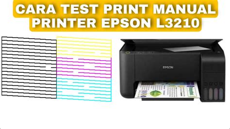 TEST PRINT MANUAL NOZZLE CHECK PRINTER EPSON L3210,L1210, L3250, L3251, L3260, L5290 TANPA ...