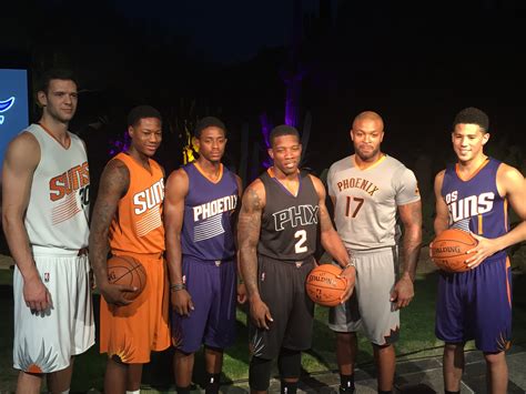 Photos: More black and purple, less orange mark Phoenix Suns uniform ...