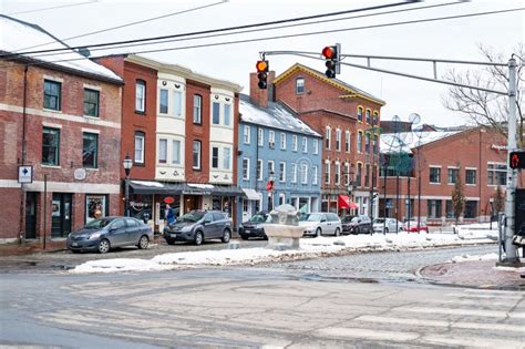 Historical Old Port, a District of Portland, Maine, Known for Its ...