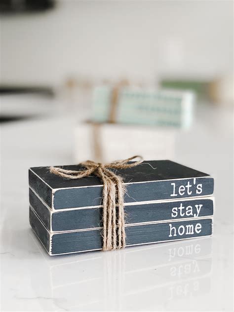 Book Stack - Various Designs - DIY Kit — Rustic Chalk Decor