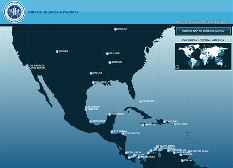 Saba Studios | Port of Houston Cargo Map