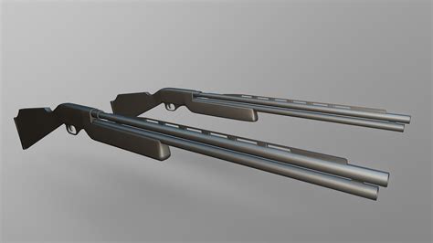 Olympia Shotguns (WIP) - 3D model by NB (@nial2001) [60610e2] - Sketchfab