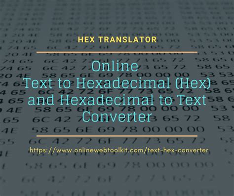 Text To Hex Converter | Hex To Text Converter Online Tool