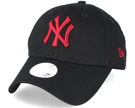 New York Yankees MLB Fashion Black/Red 9forty Adjustable - New Era cap ...