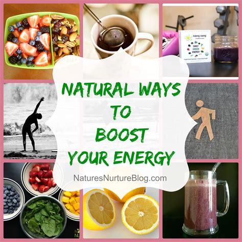 7 Natural Ways to Boost Your Energy - Nature's Nurture