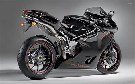 Back side view of a MV Agusta F4 series motorcycle wallpaper - Motorcycle wallpapers - #52723