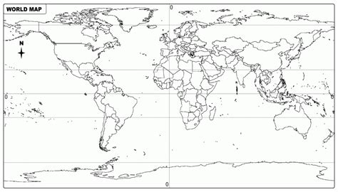 Image Of World Map-Download Free World Map In PDF - Infoandopinion