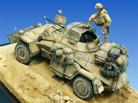 Dak Sdkfz 222 Military Armor, Military Figures, Military Diorama, Wwii ...