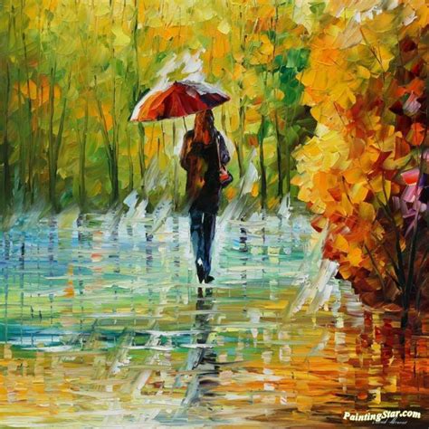 The Beauty Of The Rain Artwork By Leonid Afremov Oil Painting & Art Prints On Canvas For Sale ...