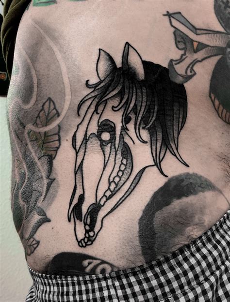 Discover 75+ horse skull tattoo best - in.cdgdbentre